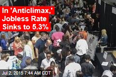 In &#39;Anticlimax,&#39; Jobless Rate Sinks to 5.3%