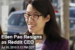 Ellen Pao Resigns as Reddit CEO