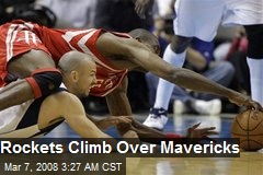 Rockets Climb Over Mavericks