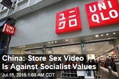 China: Store Sex Video Is Against Socialist Values