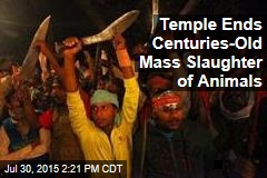 Temple Ends Centuries-Old Mass Slaughter of Animals