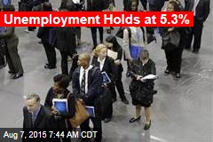 Unemployment Holds at 5.3%