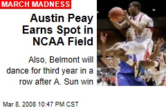 Austin Peay Earns Spot in NCAA Field