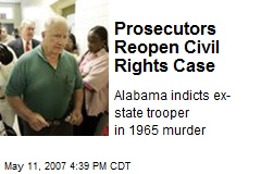 Prosecutors Reopen Civil Rights Case