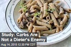Study: Carbs Are Not a Dieter&#39;s Enemy