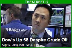 Dow&#39;s Up 68 Despite Crude Oil