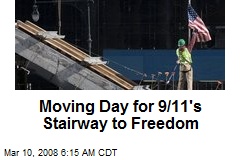 Moving Day for 9/11's Stairway to Freedom