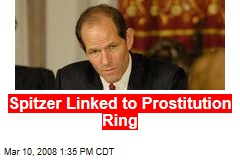 Spitzer Linked to Prostitution Ring