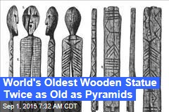 World&#39;s Oldest Wooden Statue Twice as Old as Pyramids