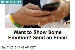 Want to Show Some Emotion? Send an Email