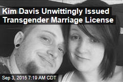 Kim Davis Unwittingly Issued Transgender Marriage License