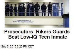 Rikers Guards Charged With Beating Teen Inmate