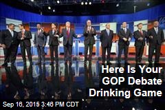 Here Is Your GOP Debate Drinking Game