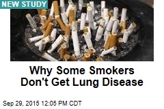 Why Some Smokers Don&#39;t Get Lung Disease