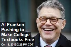 Al Franken Pushing to Make College Textbooks Free