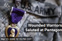 Wounded Warriors Saluted at Pentagon