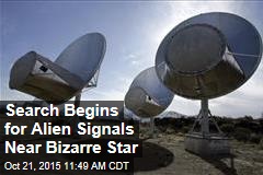 SETI Starts Search for Alien Signals Near Bizarre Star