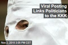 Knoxville Mayor: Me, in the KKK?