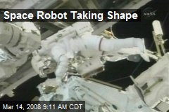 Space Robot Taking Shape