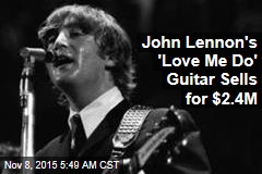 John Lennon&#39;s &#39;Love Me Do&#39; Guitar Sells for $2.4M