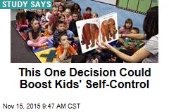 This One Decision Could Boost Kids&#39; Self-Control
