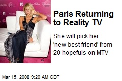 Paris Returning to Reality TV