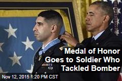 Medal of Honor Goes to Soldier Who Tackled Bomber