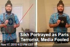 Sikh Portrayed as Paris Terrorist, Media Fooled