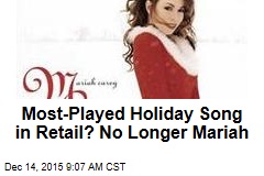 Most-Played Holiday Song in Retail? No Longer Mariah