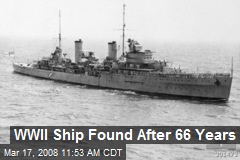 WWII Ship Found After 66 Years