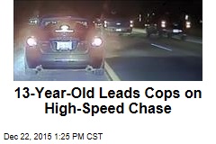 13-Year-Old Leads Cops on High-Speed Chase