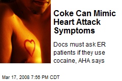 Coke Can Mimic Heart Attack Symptoms