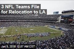 3 NFL Teams File for Relocation to LA