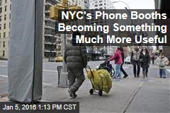 NYC&#39;s Phone Booths Becoming Something Much More Useful