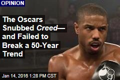 The Oscars Snubbed Creed &mdash; and Failed to Break a 50-Year Trend