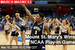 Mount St. Mary's Wins NCAA Play-In Game