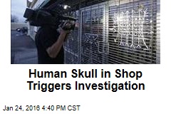 Human Skull in Shop Triggers Investigation