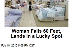 Woman Falls 60 Feet, Lands in a Lucky Spot