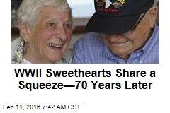 WWII Sweethearts Share a Squeeze&mdash;70 Years Later