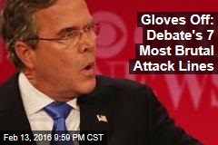 Gloves Off: Debate&#39;s 7 Most Brutal Attack Lines