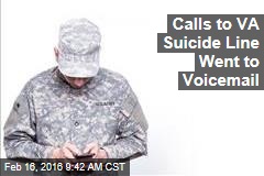 Calls to VA Suicide Line Went to Voicemail