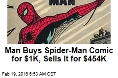 Man Buys Spider-Man Comic for $1K, Sells It for $454K