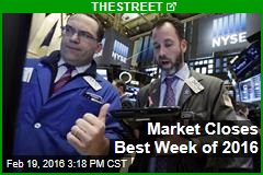 Market Closes Best Week of 2016