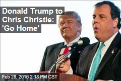 Trump Words to Christie Caught by Stage Mic