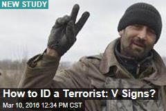 How to ID a Terrorist: V Signs?