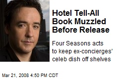 Hotel Tell-All Book Muzzled Before Release