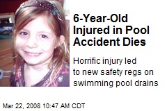 6-Year-Old Injured in Pool Accident Dies