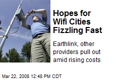 Hopes for Wifi Cities Fizzling Fast
