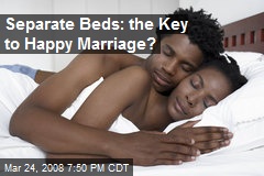 Separate Beds: the Key to Happy Marriage?