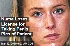 Nurse Loses License for Taking Penis Pic of Patient